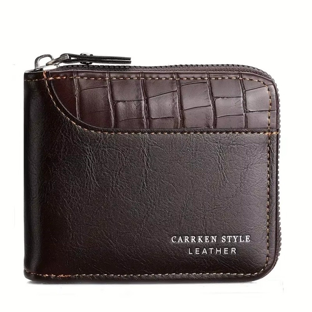 Luxury Bags News - New PU Leather Men’s Wallet Zipper