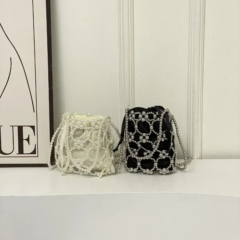 Luxury Bags In Sale - Fashion Beading Bucket Shoulder Bags for