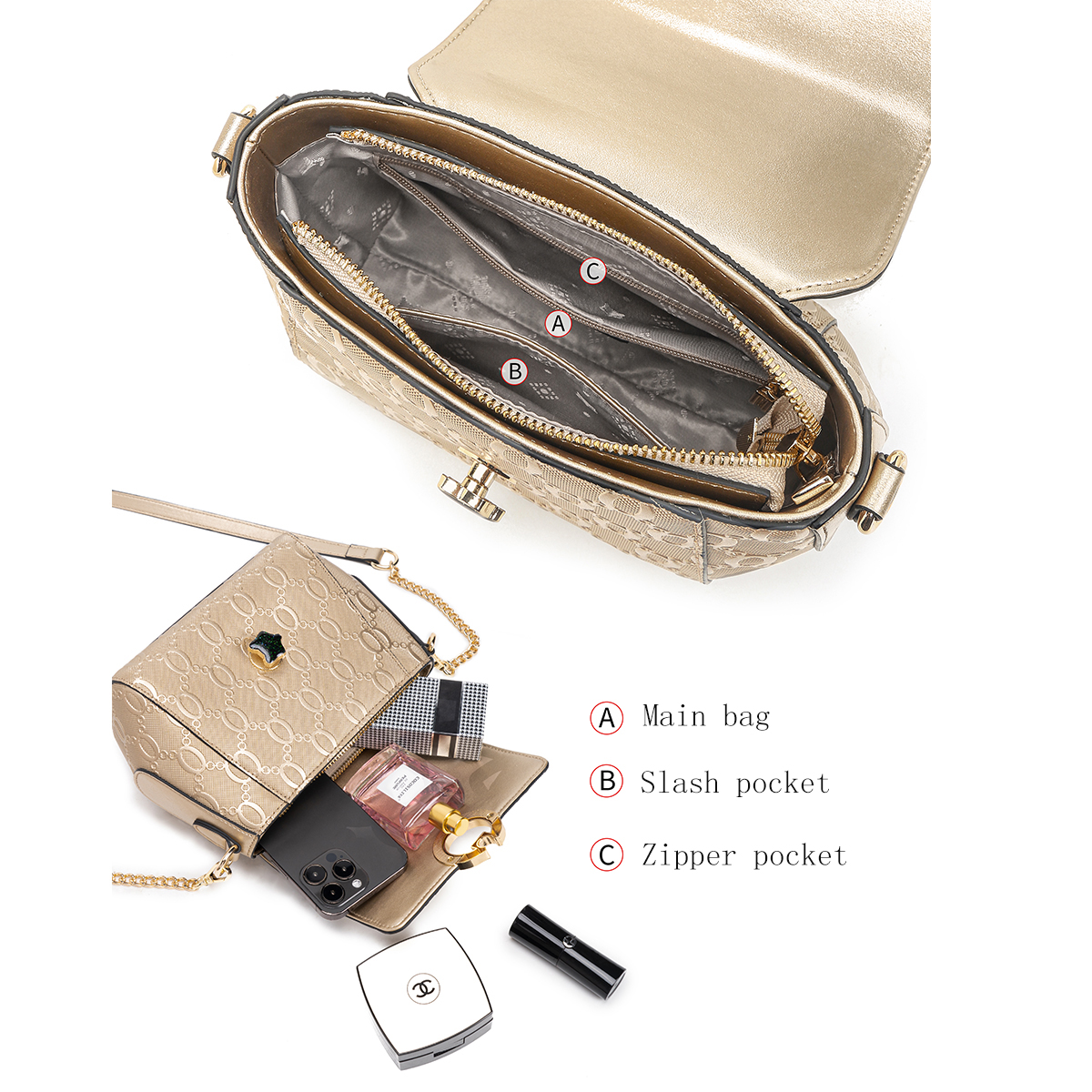 FOXER Luxury Brand Women's Sho - огляд і ціна Luxury Bags Women Brands
