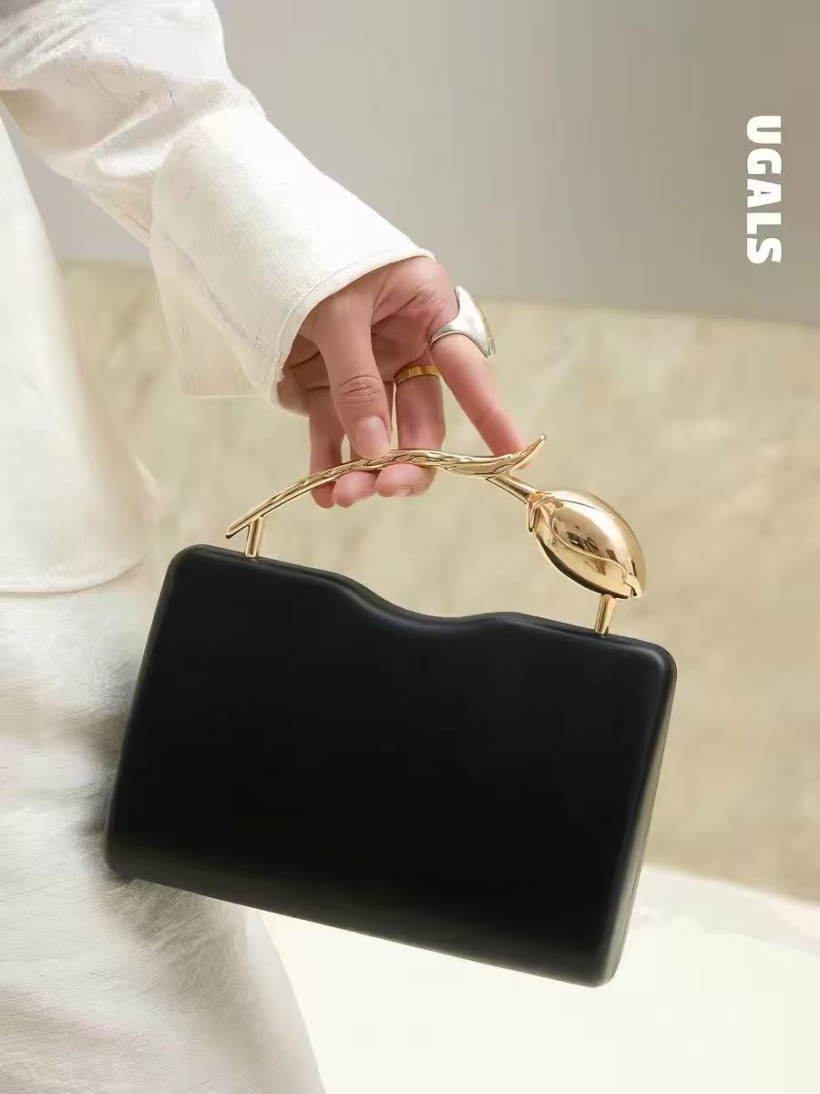 High Quality Metal Gold Rose H - огляд і ціна Luxury Bags Gold