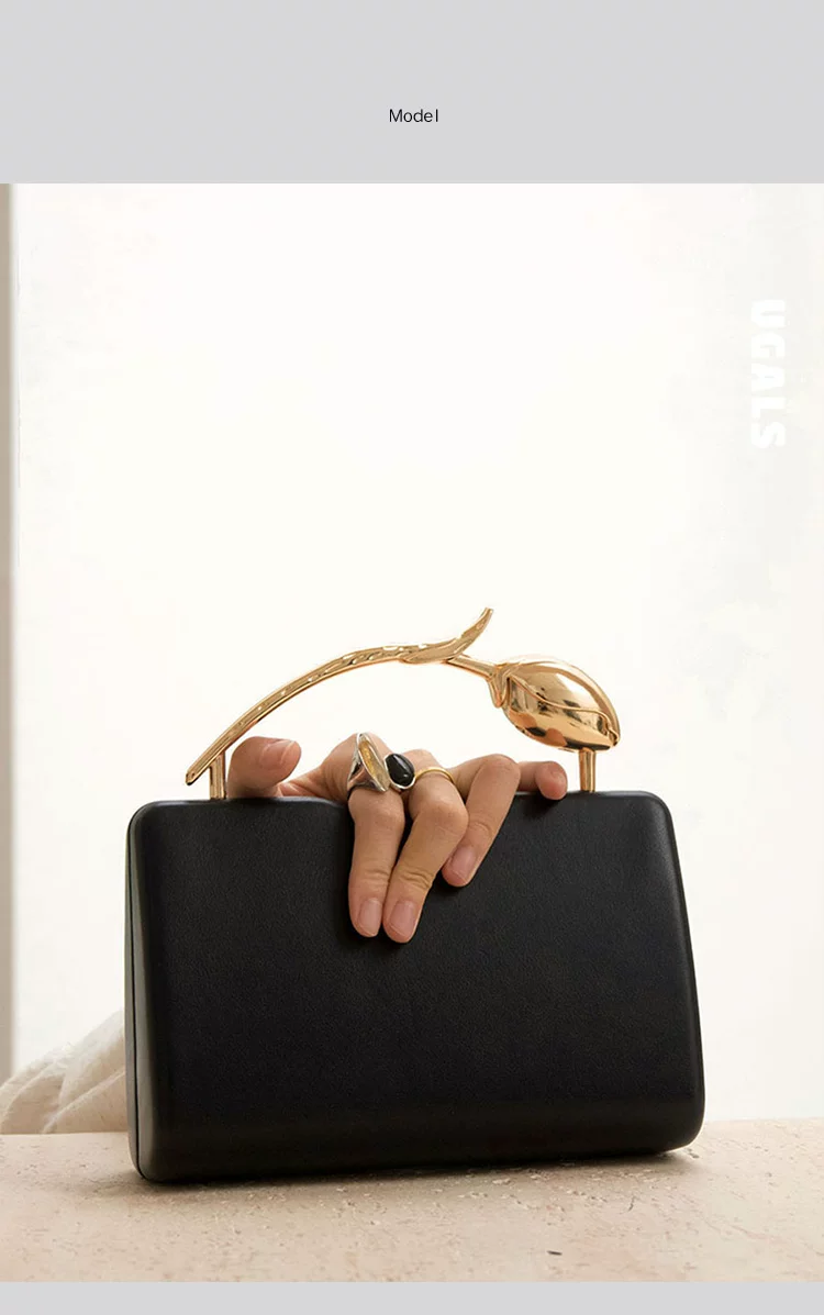 High Quality Metal Gold Rose H - огляд і ціна Luxury Bags Gold