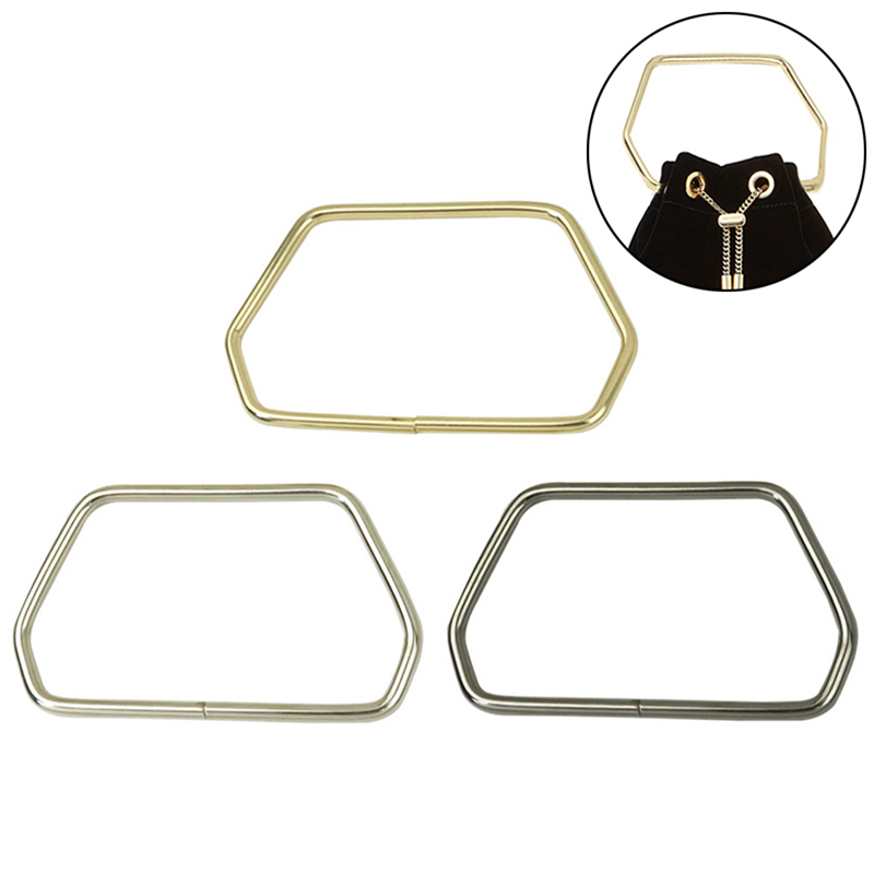 11.7CM Hexagonal Trapezoid Met - огляд і ціна Luxury Bags With Silver Hardware