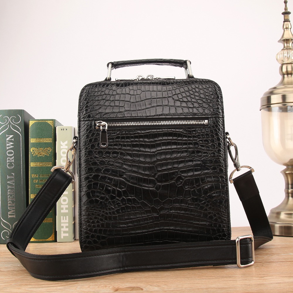 Hot luxury quality Men's Genui - огляд і ціна Luxury Bags With Silver Hardware