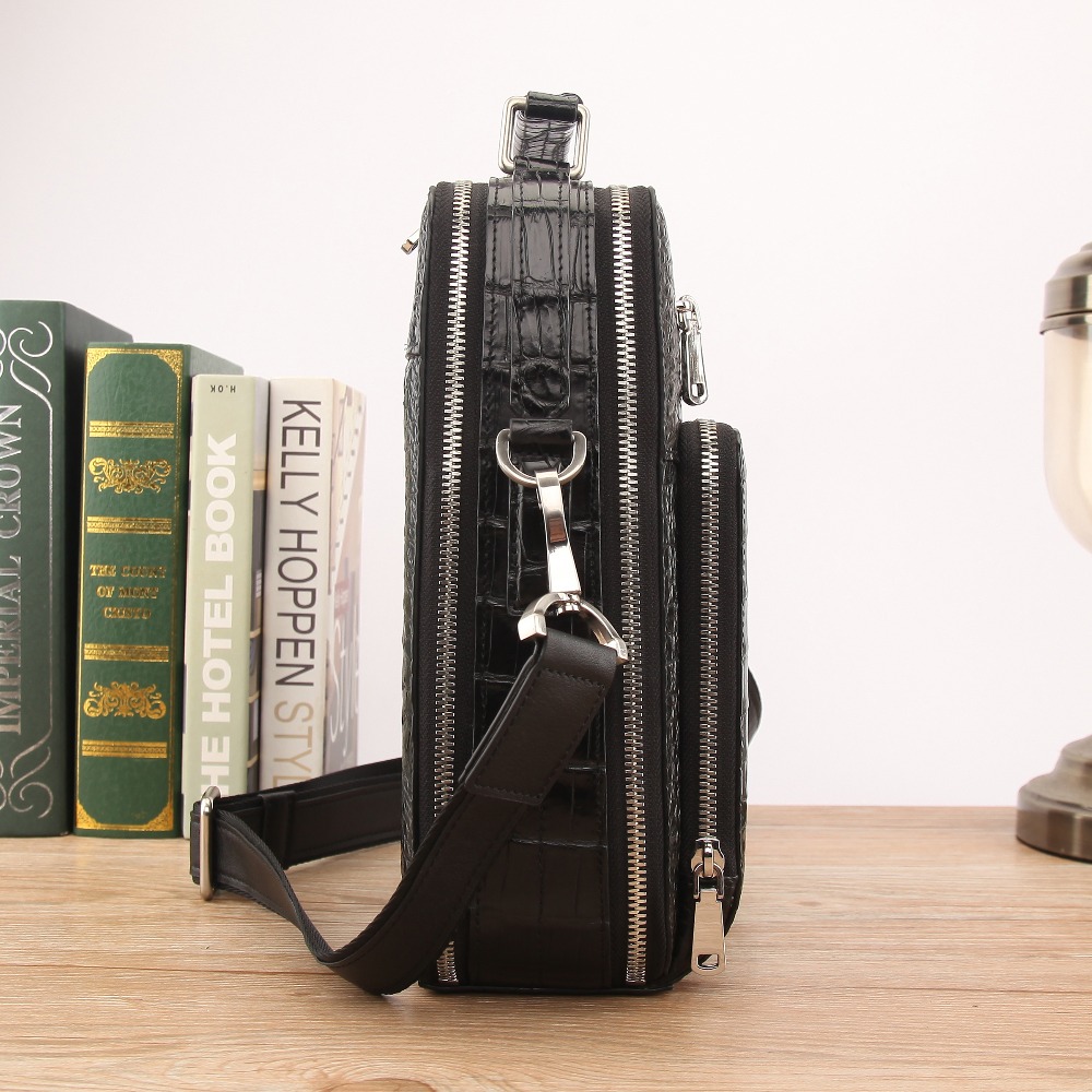 Hot luxury quality Men's Genui - огляд і ціна Luxury Bags With Silver Hardware