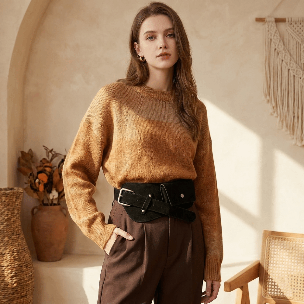 Vintage PU Pin Buckle Waistban - огляд і ціна Belt Bag Leather Wide