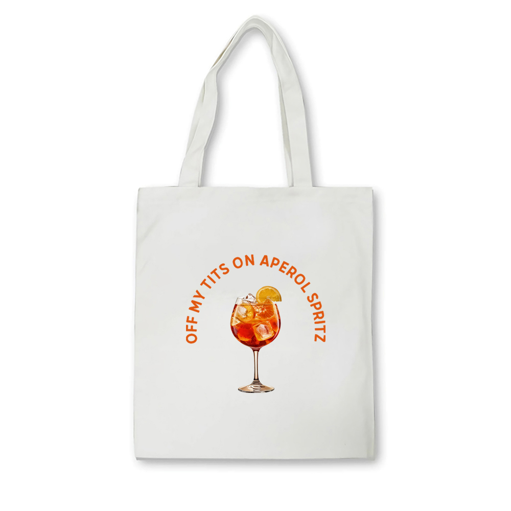 Off My Tits on Aperol Spritz W - огляд і ціна Canvas Tote Designer