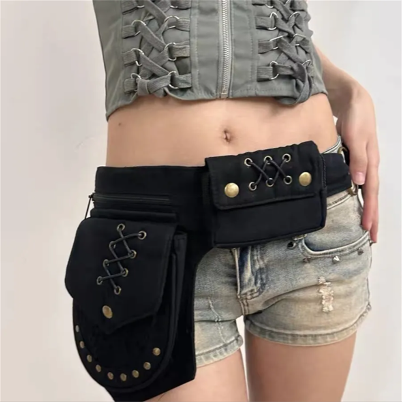 Rivet Wide Waist Belt Spicy Gi - огляд і ціна Belt Bag Leather Wide