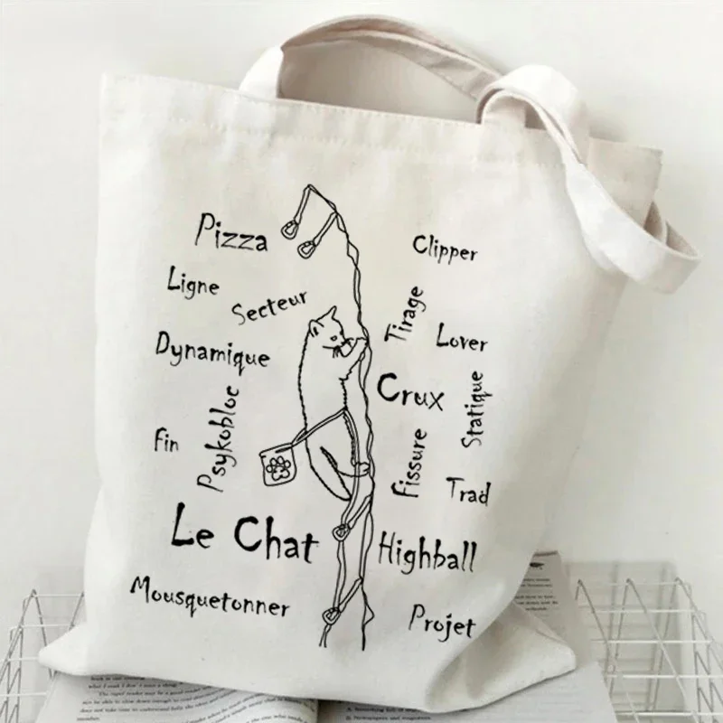 Musical Symbols Cat Tote Bag K - огляд і ціна Canvas Tote Designer