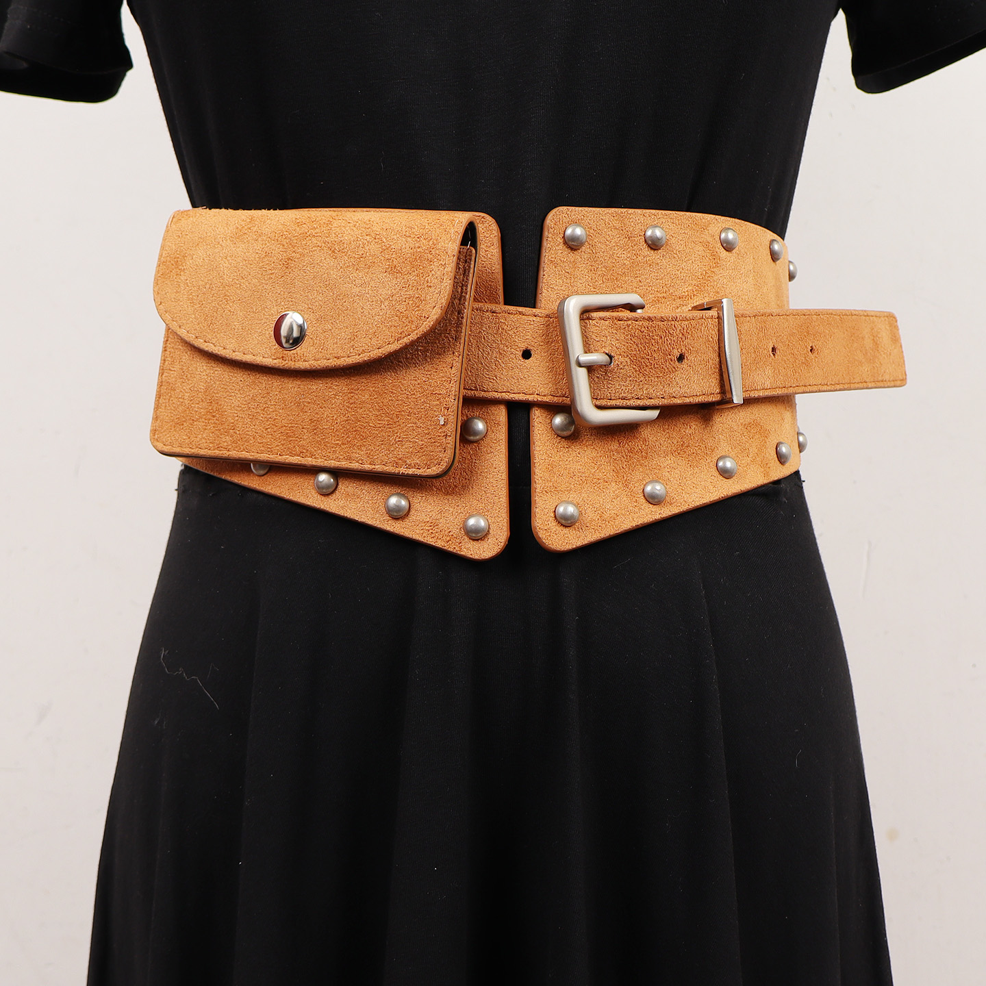 Fashion Style Suede Pu Leather - огляд і ціна Belt Bag Leather Wide