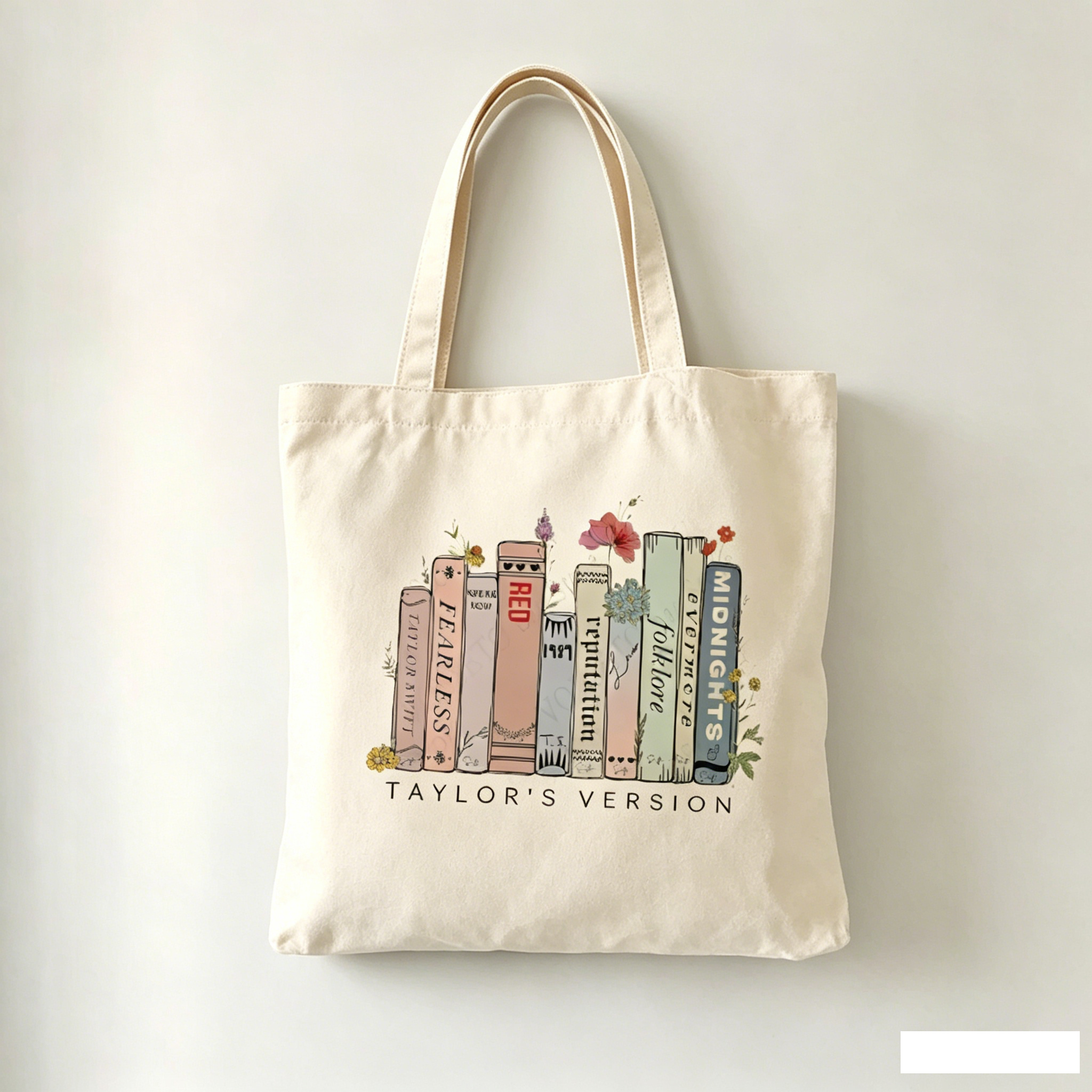 Tote Bag The Eras Tour Merch B - огляд і ціна Canvas Tote Designer