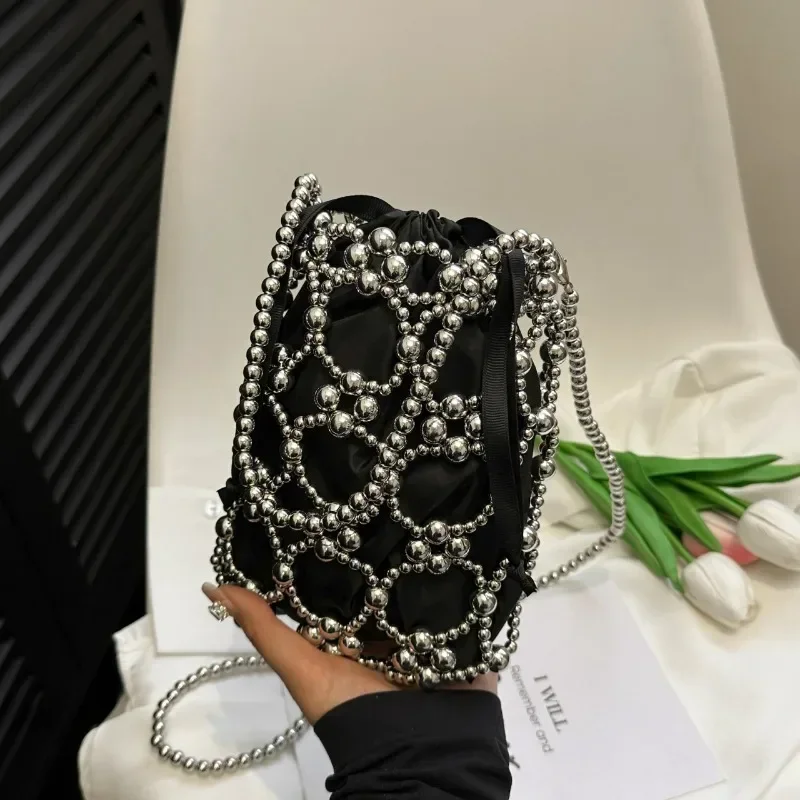 Fashion Beading Bucket Shoulde - огляд і ціна Luxury Bags In Sale