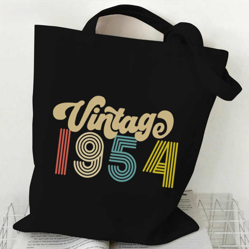 Vintage 1954 Pattern Canvas Sh - огляд і ціна Canvas Tote Designer