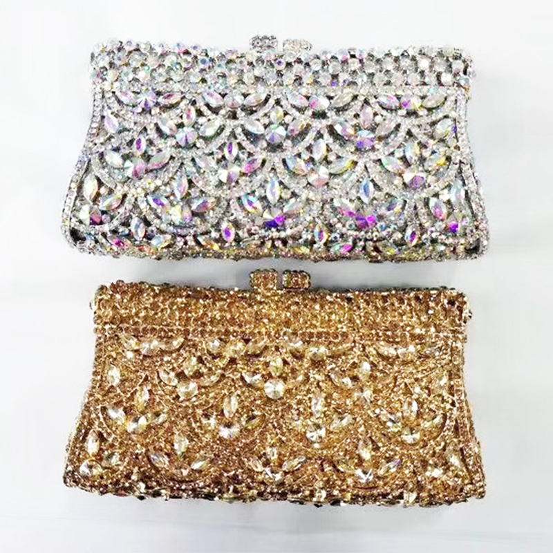 Diamond Fish Scale Evening Clu - огляд і ціна Luxury Bags Gold
