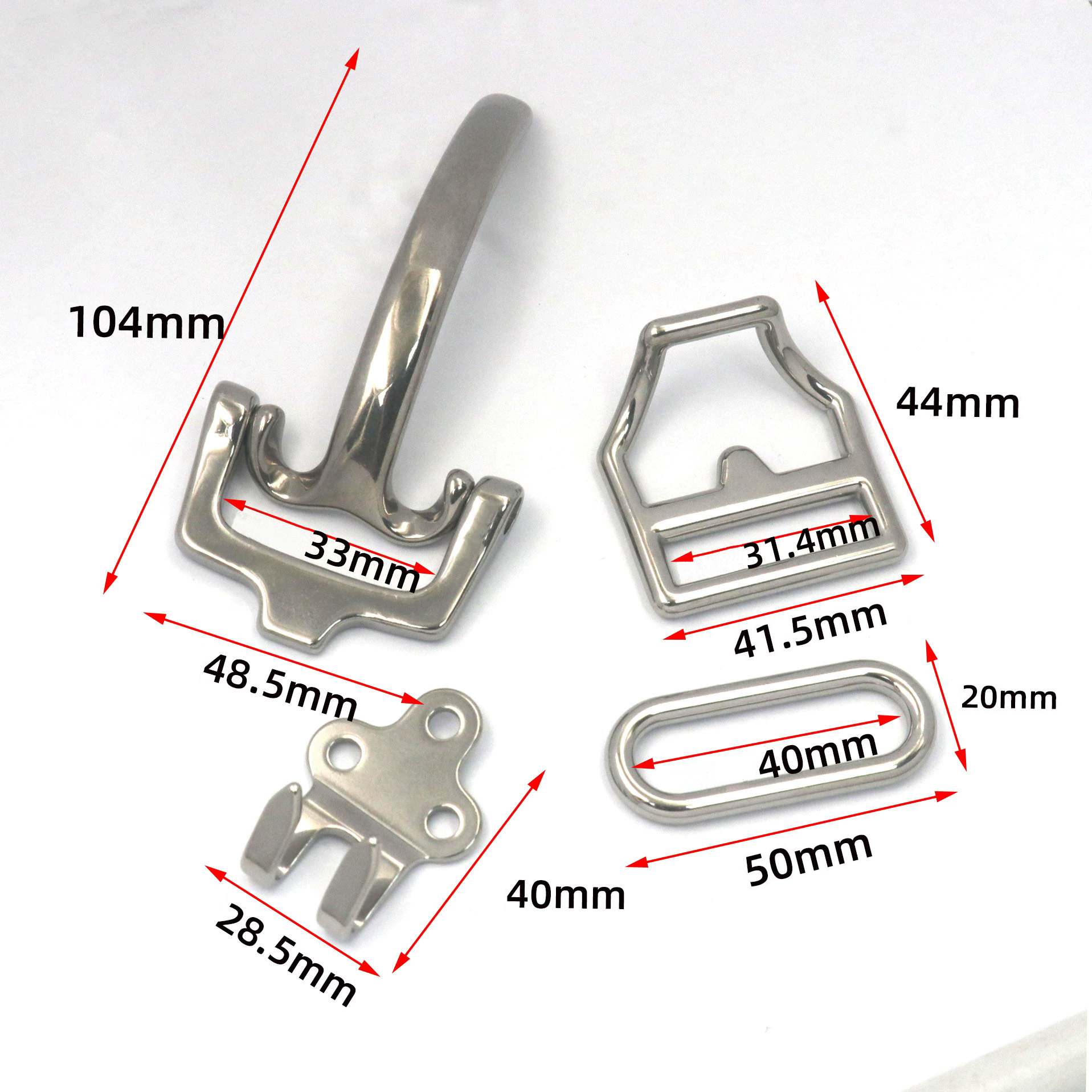 Stainless steel Cavalry buckle - огляд і ціна Belt Bag Leather Wide
