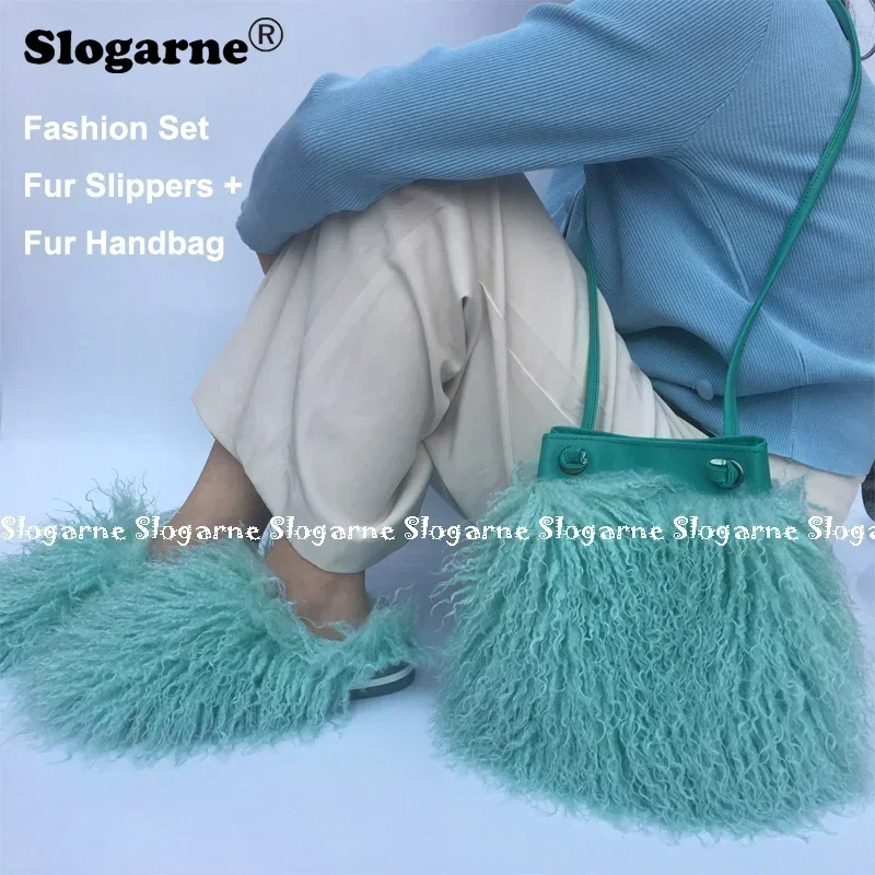 Hot Sale Spring Teddy Fur Slid - огляд і ціна Luxury Bags In Sale