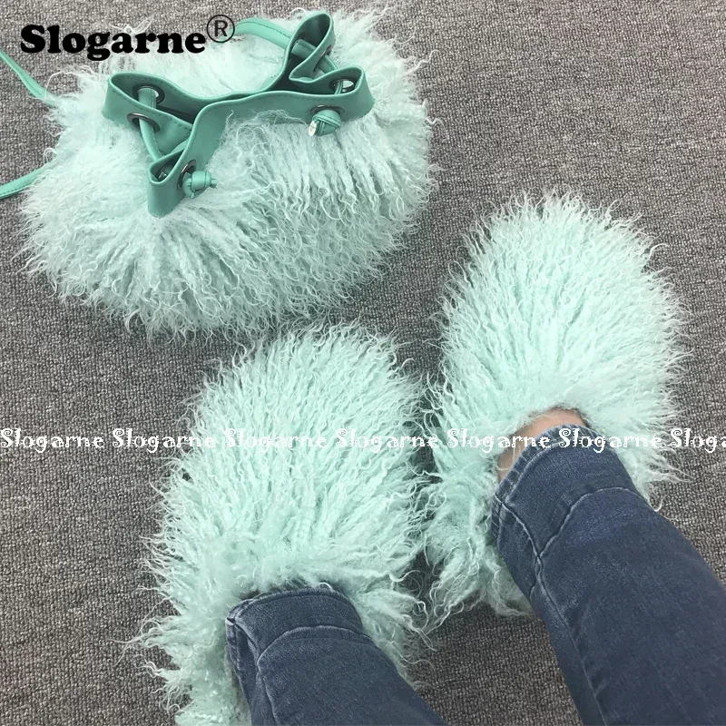 Hot Sale Spring Teddy Fur Slid - огляд і ціна Luxury Bags In Sale