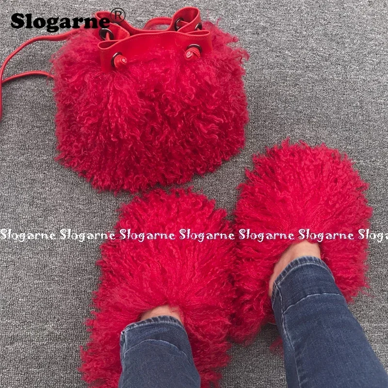 Hot Sale Spring Teddy Fur Slid - огляд і ціна Luxury Bags In Sale